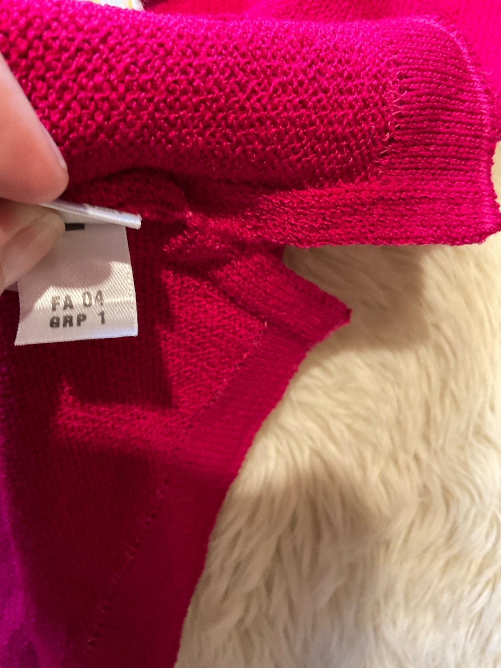 St. John Vintage Knit Tank In Raspberry Sz S - Picture 7 of 9
